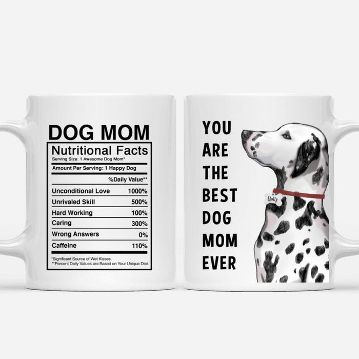 Personalized Dalmatian Mug - You Are The Best Dog Mom (Dog Dad) Ever