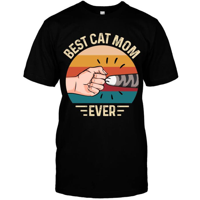 Personalized Cat Leg Custom Shirt - Best Cat Mom Ever