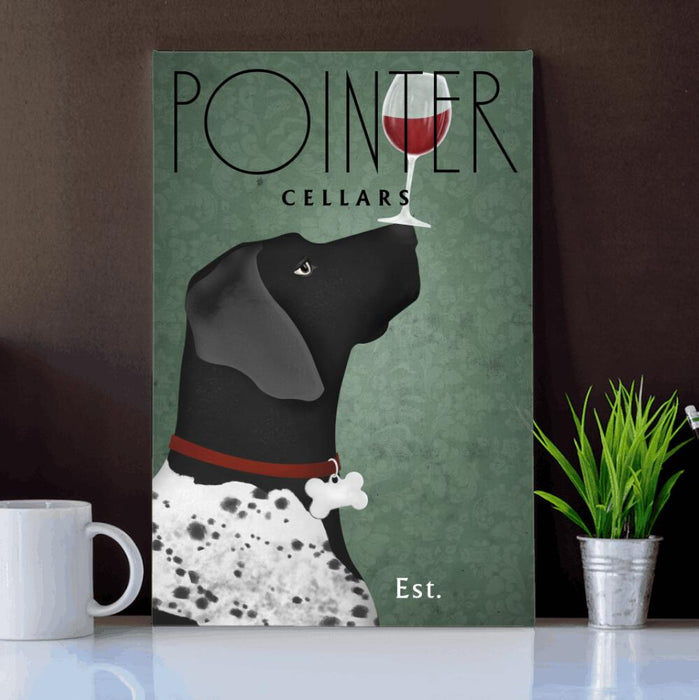Personalized Pointer Drink Custom CANPO15/30 Deluxe Portrait Canvas 1.5in Frame Ver 3