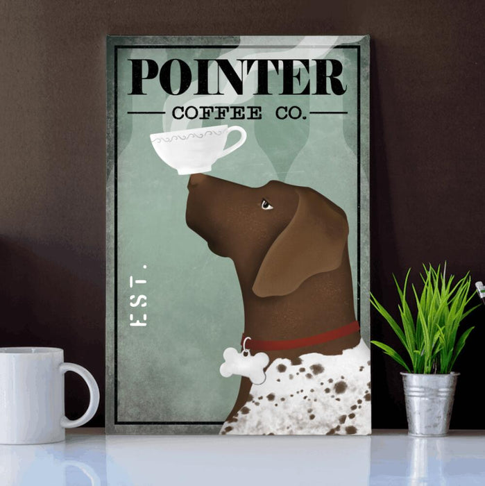 Personalized Pointer Drink Custom CANPO15/30 Deluxe Portrait Canvas 1.5in Frame Ver 2