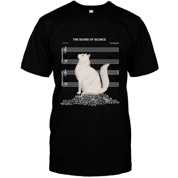 Personalized Cat Custom Shirt - The Sound Of Silence
