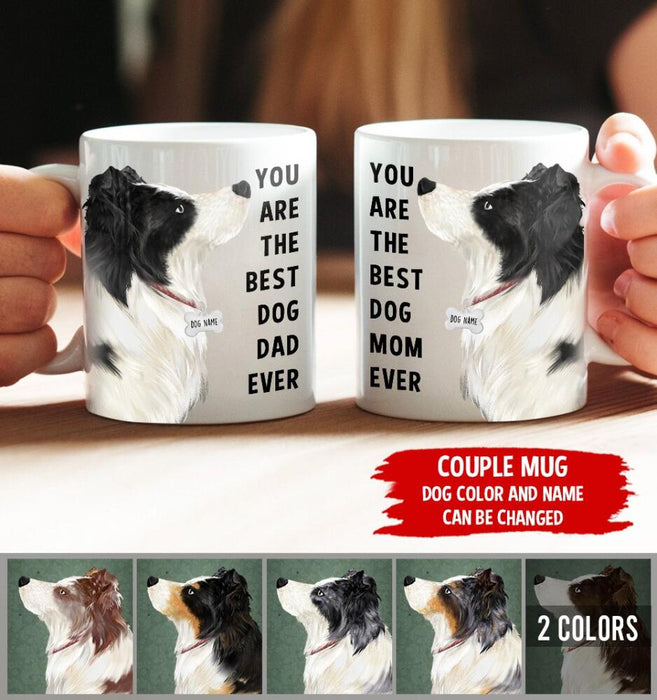 Personalized Border Collie Custom Mug - You Are The Best Dog Mom Ever