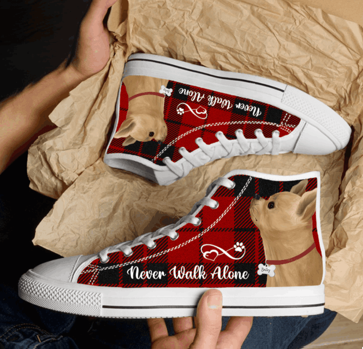 Personalize Chihuahua Shoes - You Never Walk Alone