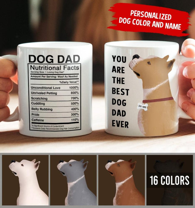 Personalized Pitbull Mug - You Are The Best Dog Mom (Dog Dad) Ever
