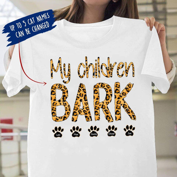 Personalized Dog Custom Shirt - My Children Bark