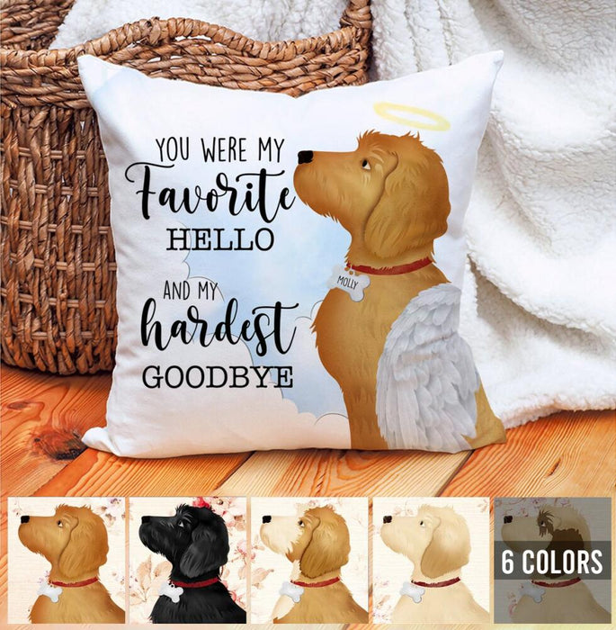 Personalized Dog Custom Pillow - Heaven Is A Beautiful Place Because They Have My Baby
