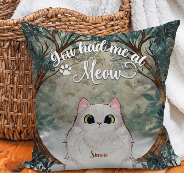 Personalized Fantasy Cat Custom Pillow