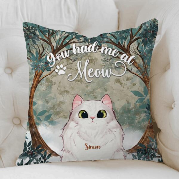Personalized Fantasy Cat Custom Pillow