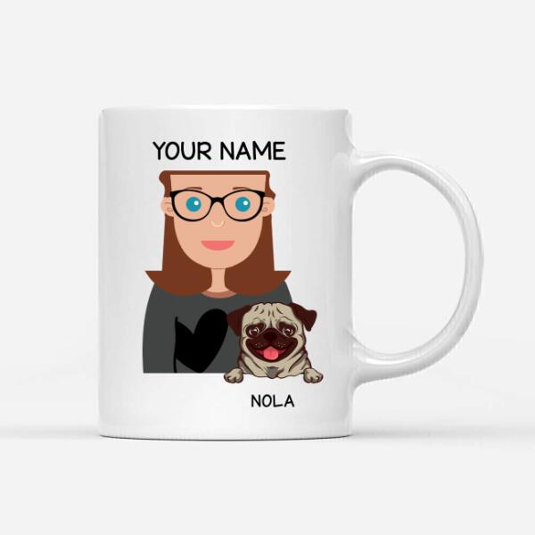 Personalized Dog Custom Mug - You're The Best Dog Dad (Mom) Ever Keep That Shit Up