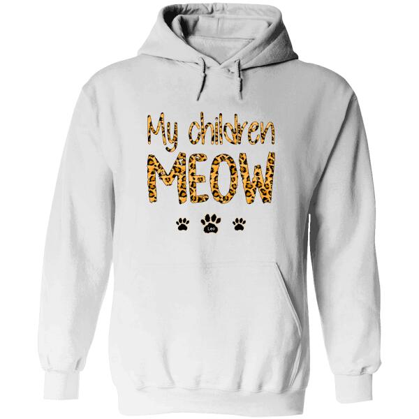 Personalized Cat Custom Shirt - My Children Meow