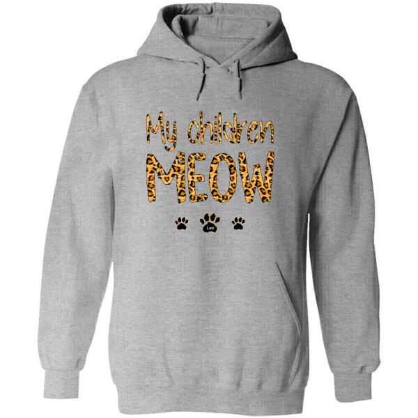 Personalized Cat Custom Shirt - My Children Meow