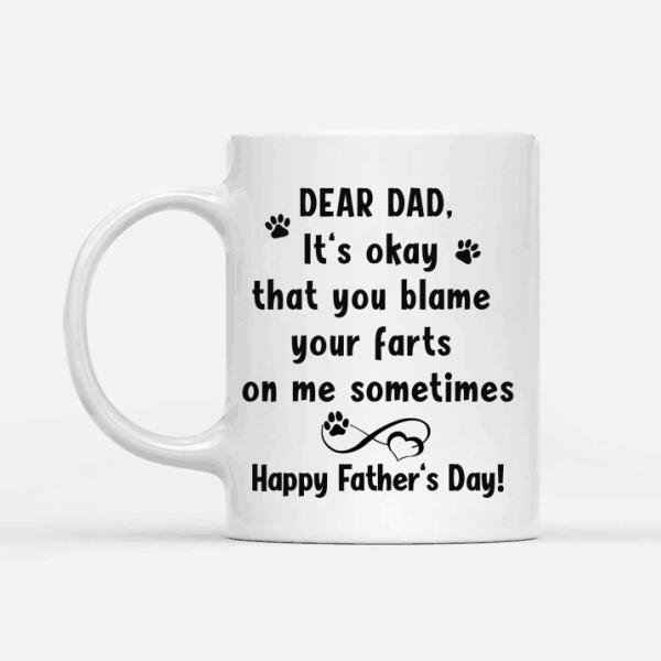 Personalized Boston Terrier Mug - Happy Father's Day To The Best Dog Dad