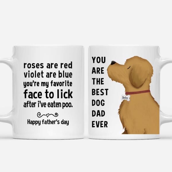 Personalized Cockapoo Mug - Happy Father's Day To The Best Dog Dad