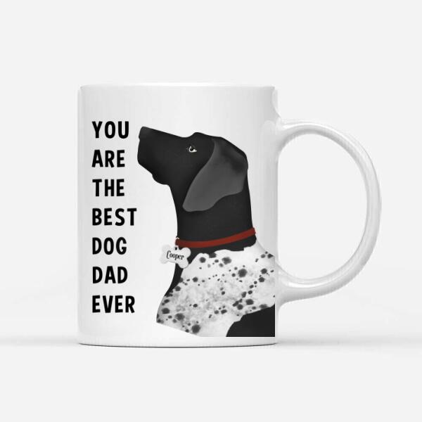 Personalized Pointer Mug - Happy Father's Day To The Best Dog Dad