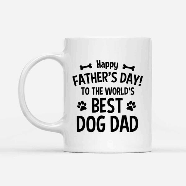 Personalized Schnauzer Mug - Happy Father's Day To The Best Dog Dad