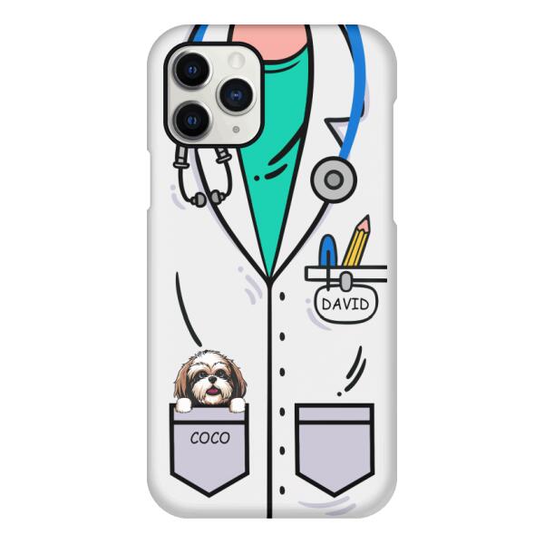 Personalized Veterinarian And Dog Custom Phone Case