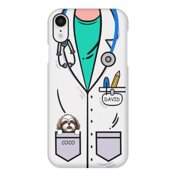 Personalized Veterinarian And Dog Custom Phone Case