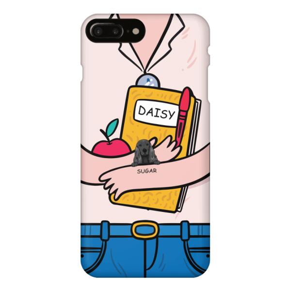 Personalized Teacher And Dog Custom Phone Case