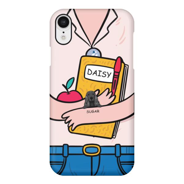 Personalized Teacher And Dog Custom Phone Case