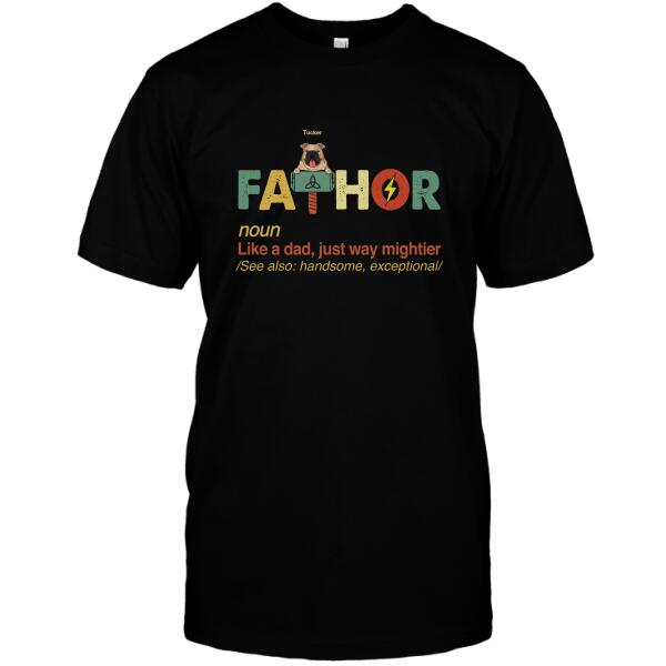 Personalized Dog Custom Shirt - Fathor