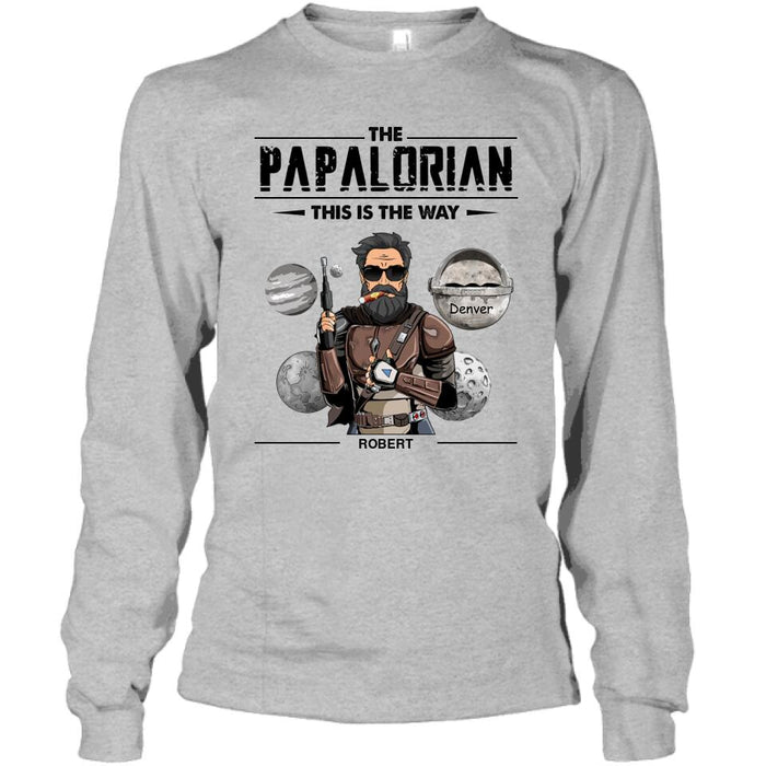 Personalized Dadalorian, Papalorian Custom Shirt - This Is The Way