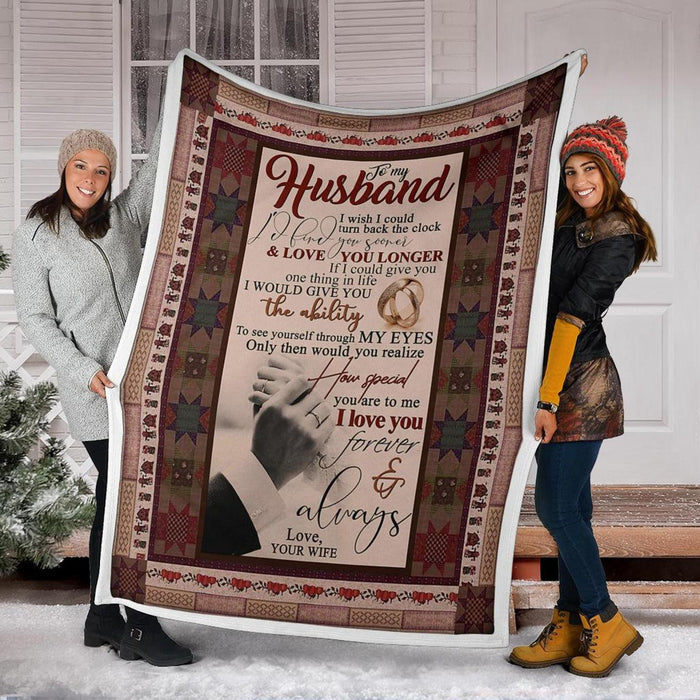 Personalized To My Husband Fleece Blanket From Wife If I Could Give You One Thing Great Customized Blanket For Birthday Christmas Thanksgiving Anniversary