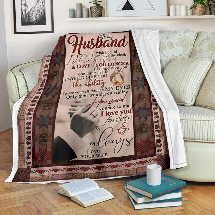 Personalized To My Husband Fleece Blanket From Wife If I Could Give You One Thing Great Customized Blanket For Birthday Christmas Thanksgiving Anniversary