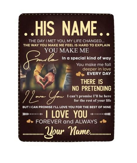 Personalized To My Husband Fleece Blanket There Is No Pretending Great Customized Gift For Father's Day Birthday Christmas Thanksgiving Valentine