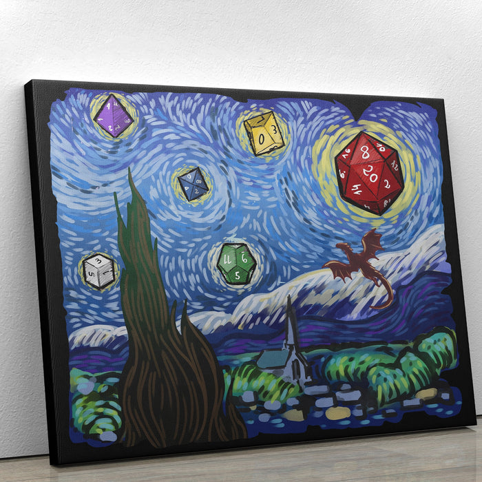 Dnd Dicey Night Deluxe Landscape Canvas 1.5in Frame