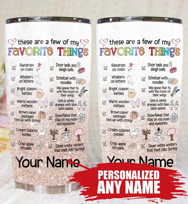 Qd - Personalized - The Sound Of Music Tumbler