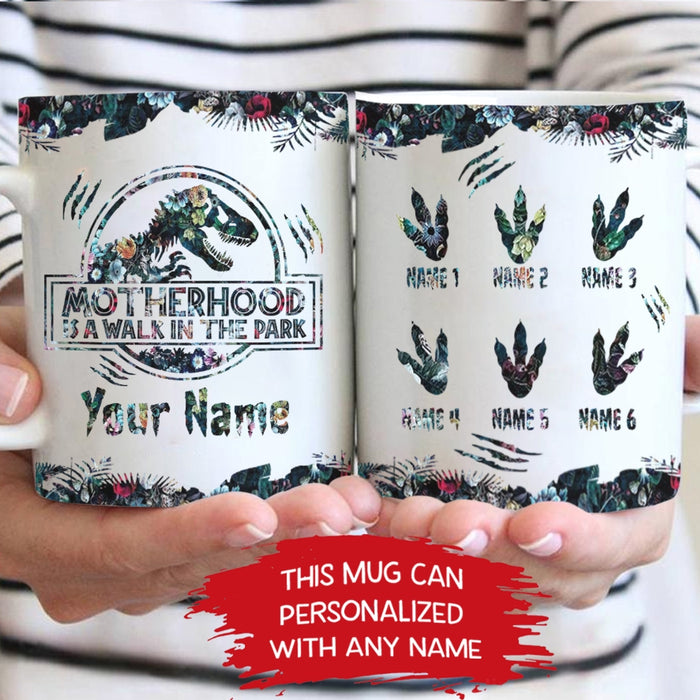 Dinosaurs - Motherhood Personalized Mug