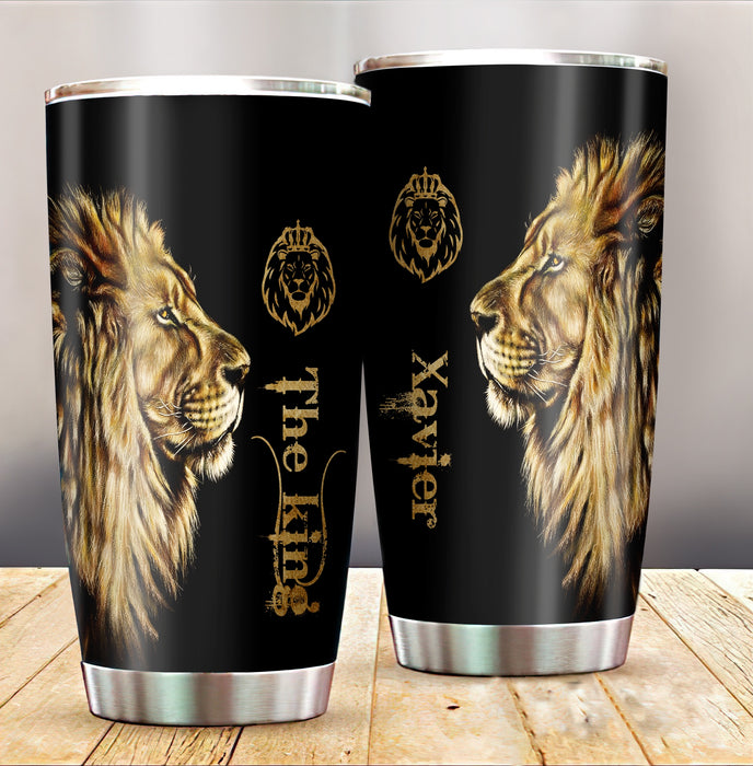 Personalized The King Lion Stainless Steel Tumbler