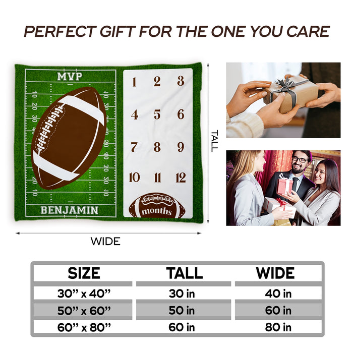 Football sales milestone blanket