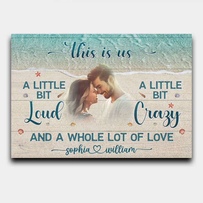 Custom This Is Us Couple Poster Canvas Anniversary  Gifts, Gifts For Couple For Him For Her, Anniversary Wall Art Decor